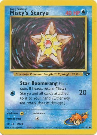 Misty's Staryu (92/132) [Gym Challenge Unlimited] | Gear Gaming Bentonville