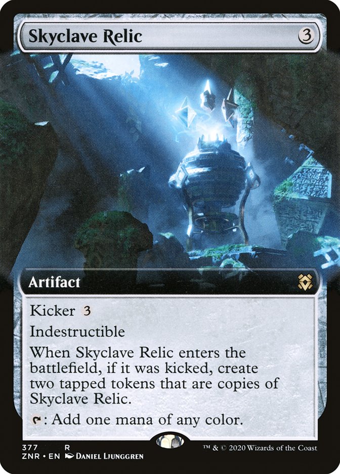 Skyclave Relic (Extended Art) [Zendikar Rising] | Gear Gaming Bentonville