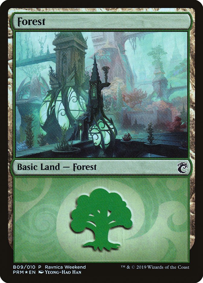 Forest (B09) [Ravnica Allegiance Guild Kit] | Gear Gaming Bentonville