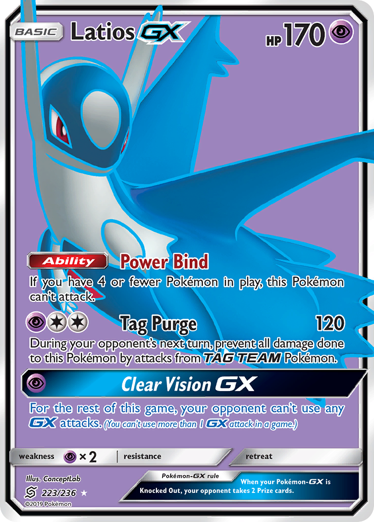 Latios GX (223/236) [Sun & Moon: Unified Minds] | Gear Gaming Bentonville