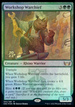 Workshop Warchief [Streets of New Capenna Prerelease Promos] | Gear Gaming Bentonville