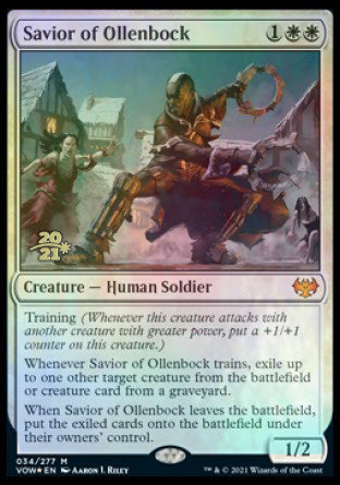 Savior of Ollenbock [Innistrad: Crimson Vow Prerelease Promos] | Gear Gaming Bentonville