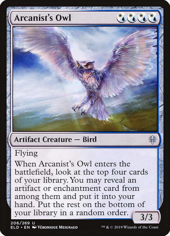 Arcanist's Owl [Throne of Eldraine] | Gear Gaming Bentonville