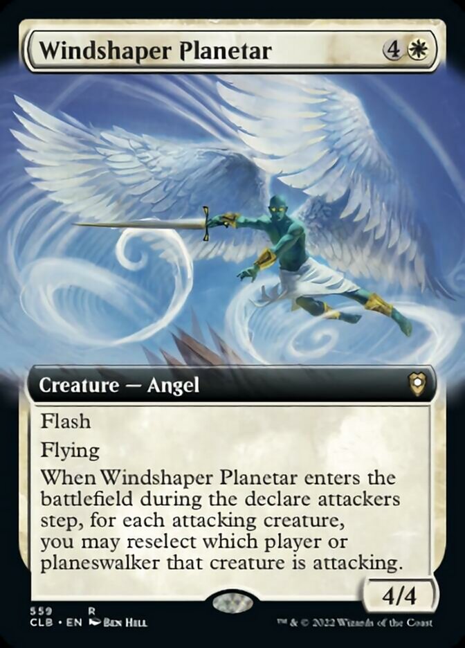 Windshaper Planetar (Extended Art) [Commander Legends: Battle for Baldur's Gate] | Gear Gaming Bentonville