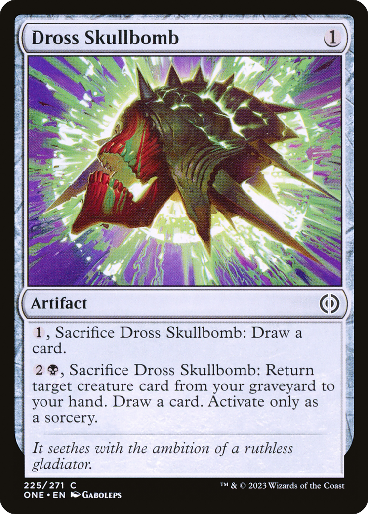 Dross Skullbomb [Phyrexia: All Will Be One] | Gear Gaming Bentonville