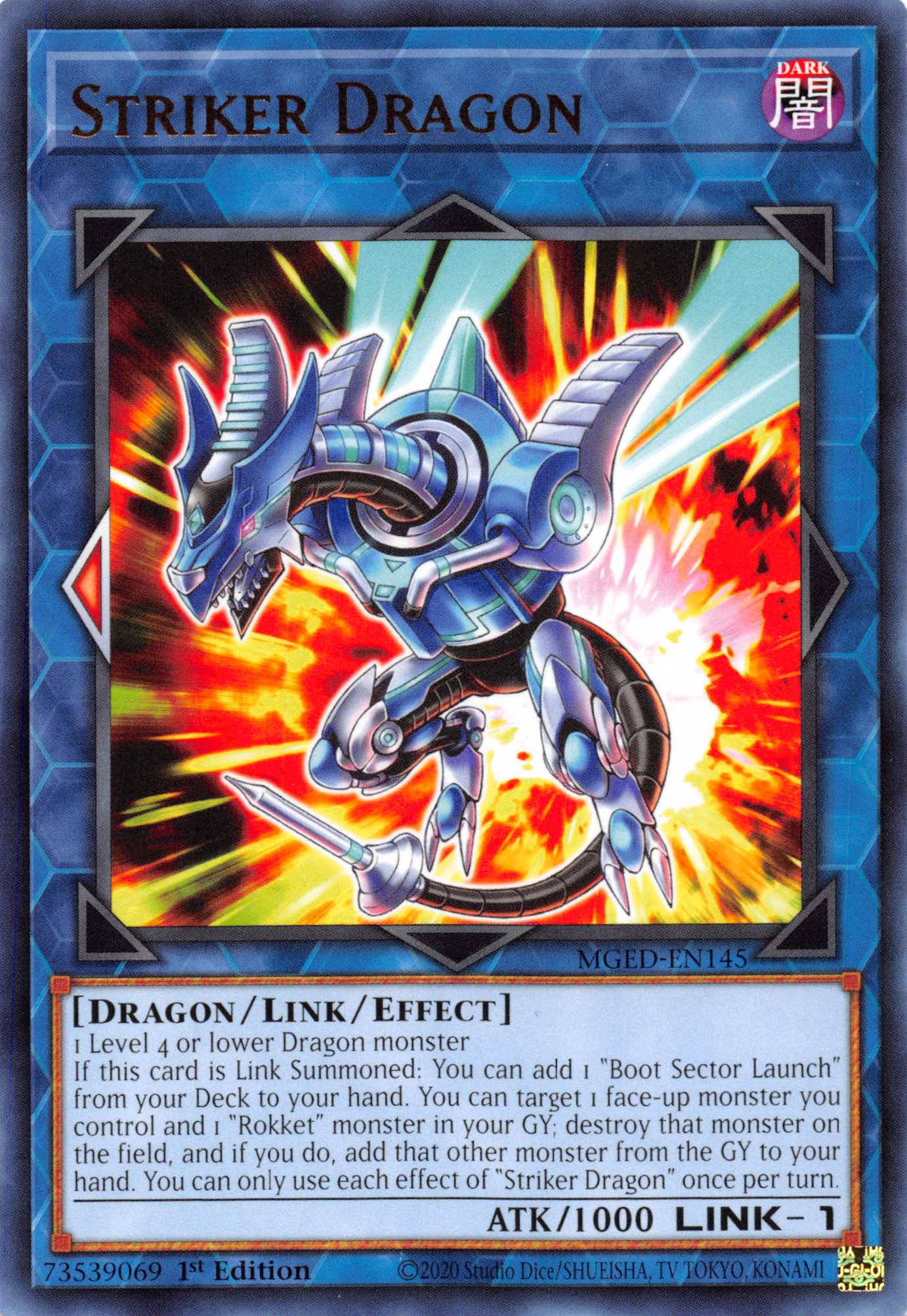 Striker Dragon [MGED-EN145] Rare | Gear Gaming Bentonville