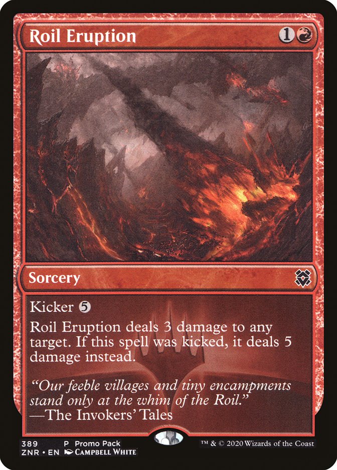 Roil Eruption (Promo Pack) [Zendikar Rising Promos] | Gear Gaming Bentonville