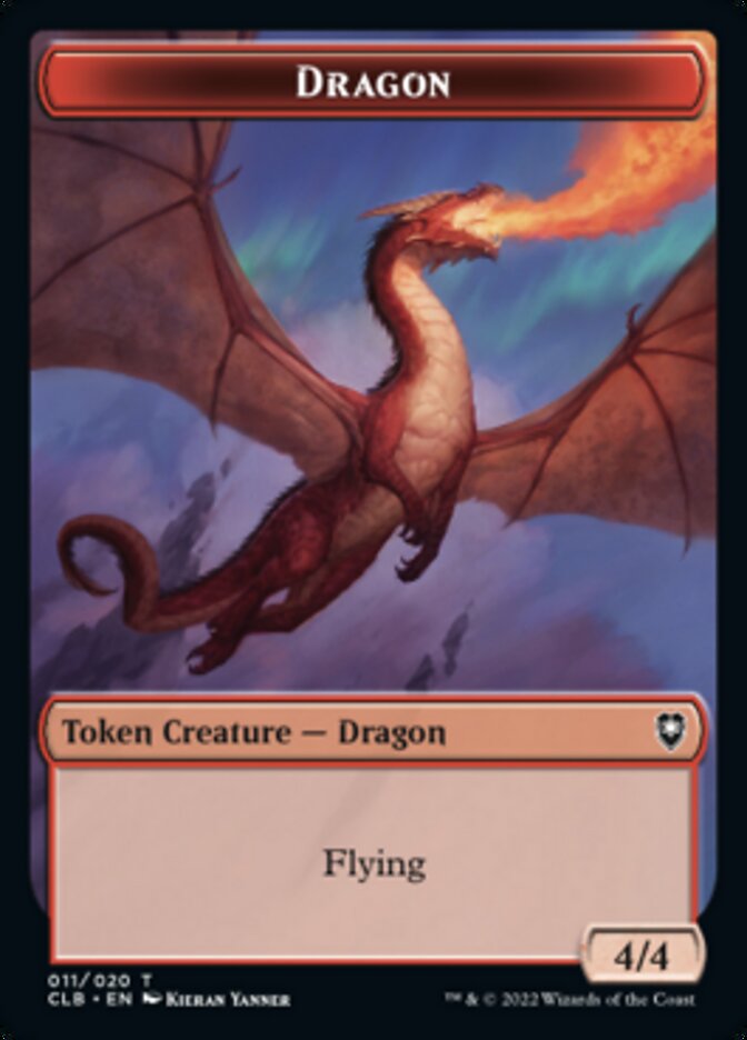 Dragon Token [Commander Legends: Battle for Baldur's Gate Tokens] | Gear Gaming Bentonville