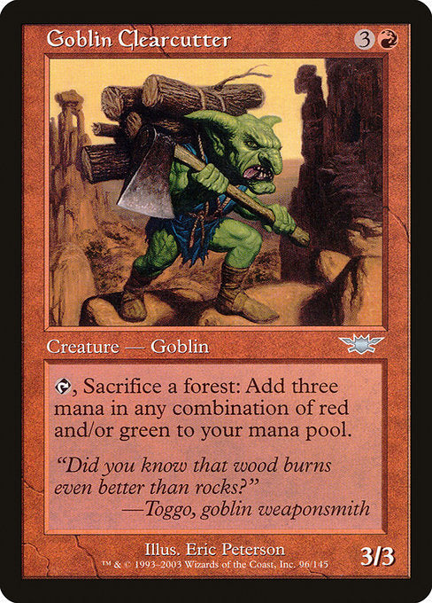 Goblin Clearcutter [Legions] | Gear Gaming Bentonville