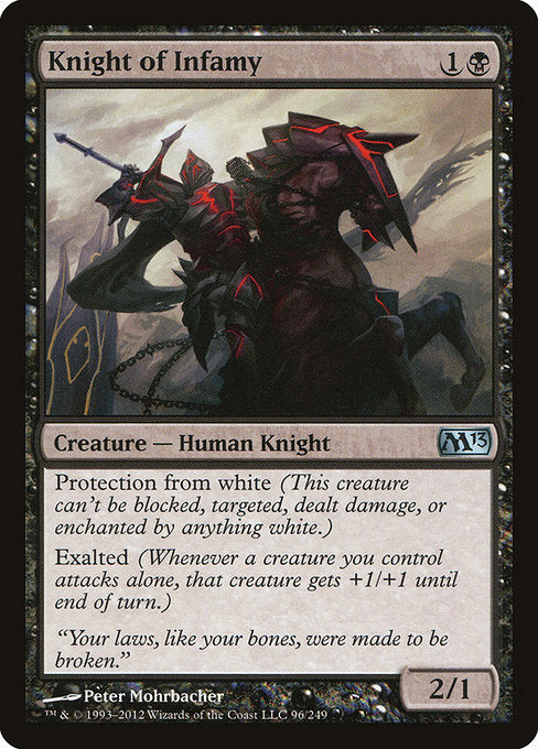 Knight of Infamy [Magic 2013 (M13)] | Gear Gaming Bentonville