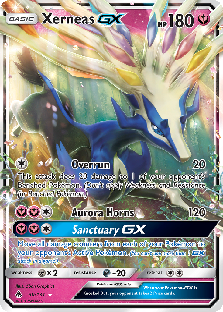 Xerneas GX (90/131) [Sun & Moon: Forbidden Light] | Gear Gaming Bentonville