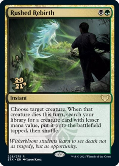 Rushed Rebirth [Strixhaven: School of Mages Prerelease Promos] | Gear Gaming Bentonville