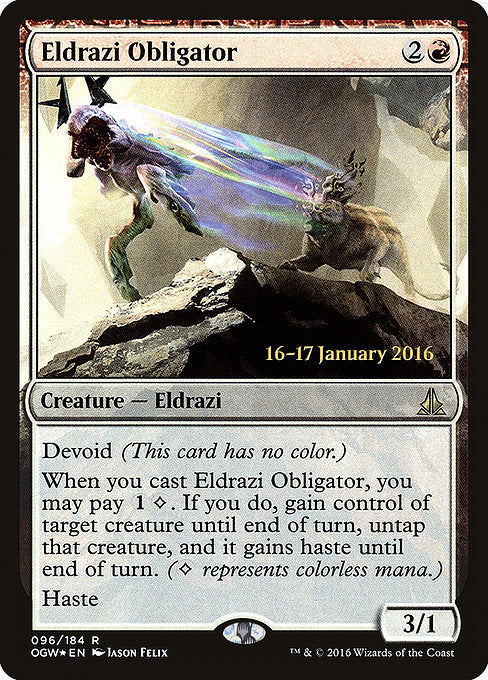 Eldrazi Obligator [Prerelease Cards] | Gear Gaming Bentonville