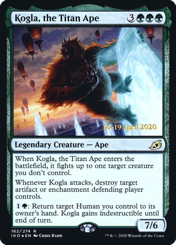 Kogla, the Titan Ape  [Ikoria: Lair of Behemoths Prerelease Promos] | Gear Gaming Bentonville