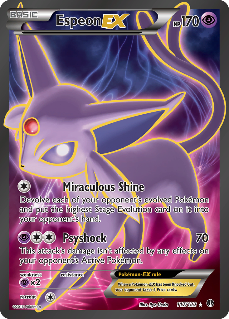 Espeon EX (117/122) [XY: BREAKpoint] | Gear Gaming Bentonville