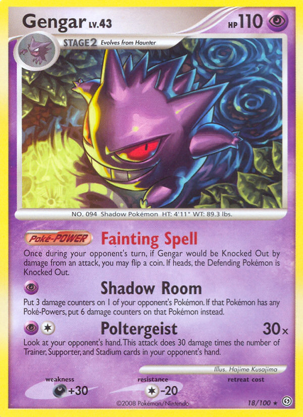 Gengar (18/100) [Diamond & Pearl: Stormfront] | Gear Gaming Bentonville