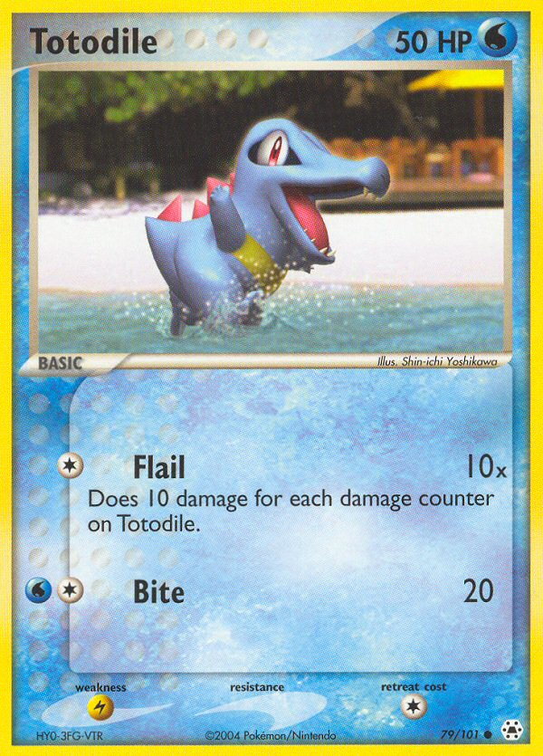 Totodile (79/101) [EX: Hidden Legends] | Gear Gaming Bentonville