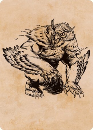 Owlbear (Showcase) Art Card [Dungeons & Dragons: Adventures in the Forgotten Realms Art Series] | Gear Gaming Bentonville