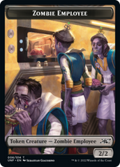 Zombie Employee // Storm Crow Double-sided Token [Unfinity Tokens] | Gear Gaming Bentonville