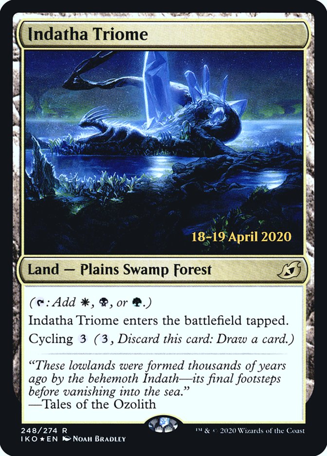 Indatha Triome  [Ikoria: Lair of Behemoths Prerelease Promos] | Gear Gaming Bentonville