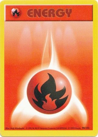 Fire Energy (98/102) [Base Set Shadowless Unlimited] | Gear Gaming Bentonville