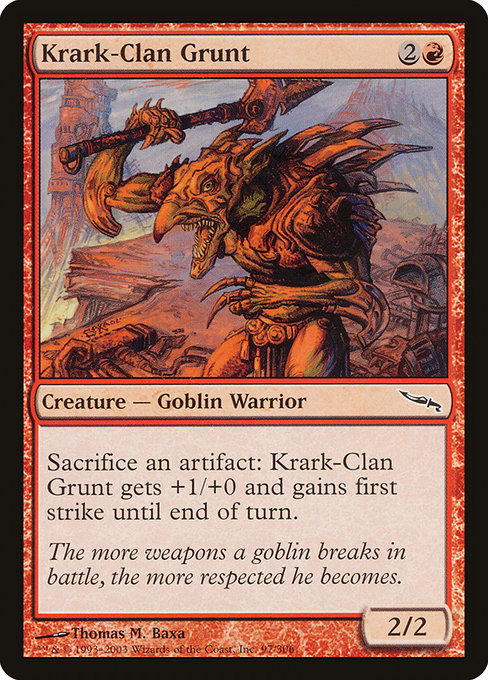 Krark-Clan Grunt [Mirrodin] | Gear Gaming Bentonville