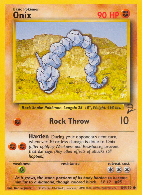 Onix (84/130) [Base Set 2] | Gear Gaming Bentonville