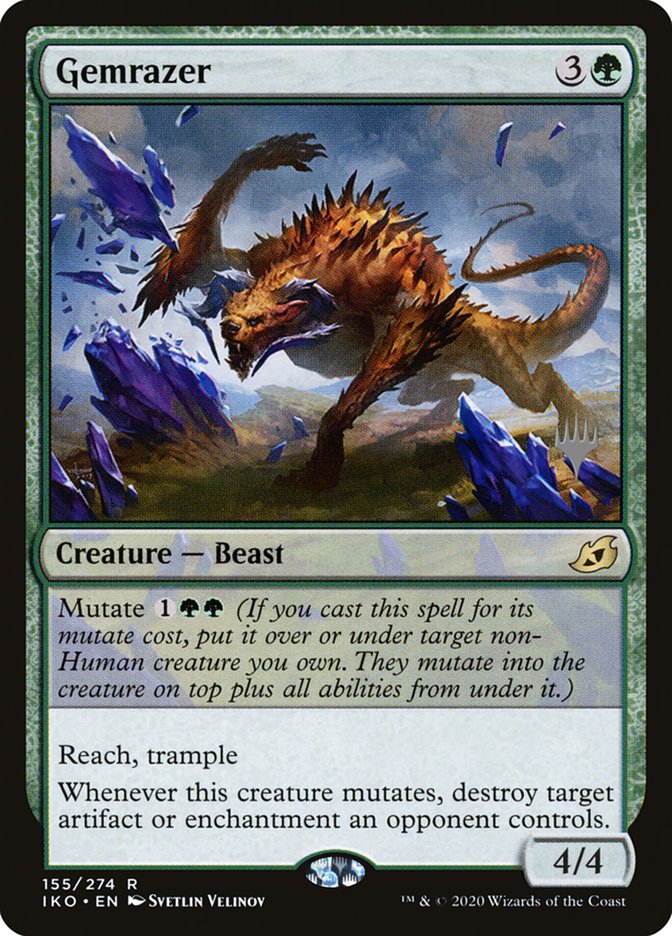 Gemrazer (Promo Pack) [Ikoria: Lair of Behemoths Promos] | Gear Gaming Bentonville