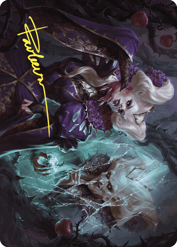 Conceited Witch Art Card (Gold-Stamped Signature) [Wilds of Eldraine Art Series] | Gear Gaming Bentonville