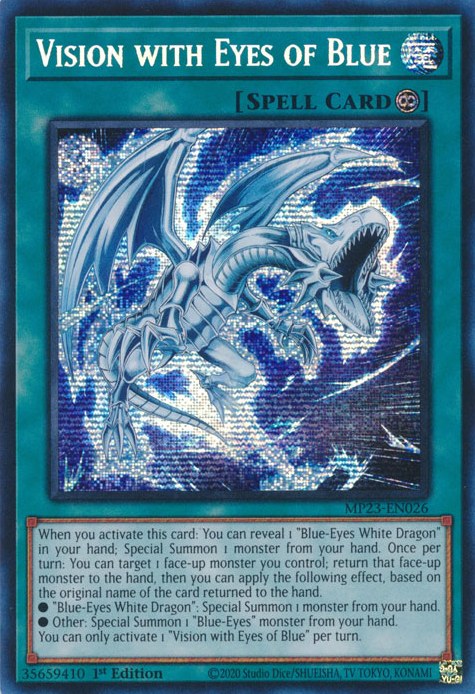 Vision with Eyes of Blue [MP23-EN026] Prismatic Secret Rare | Gear Gaming Bentonville