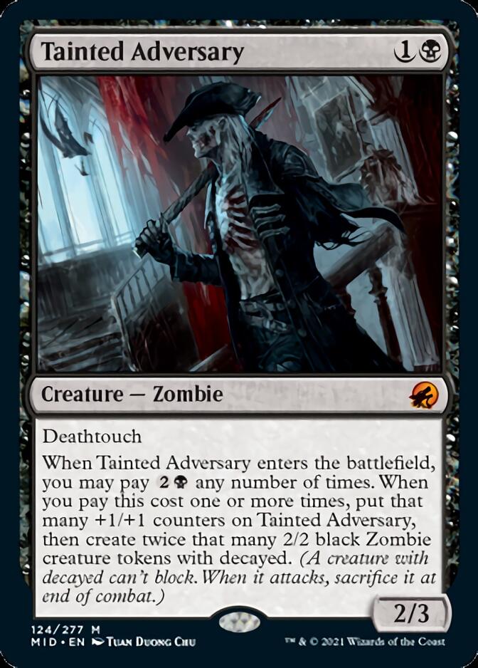 Tainted Adversary [Innistrad: Midnight Hunt] | Gear Gaming Bentonville