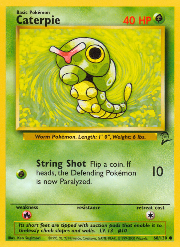 Caterpie (68/130) [Base Set 2] | Gear Gaming Bentonville