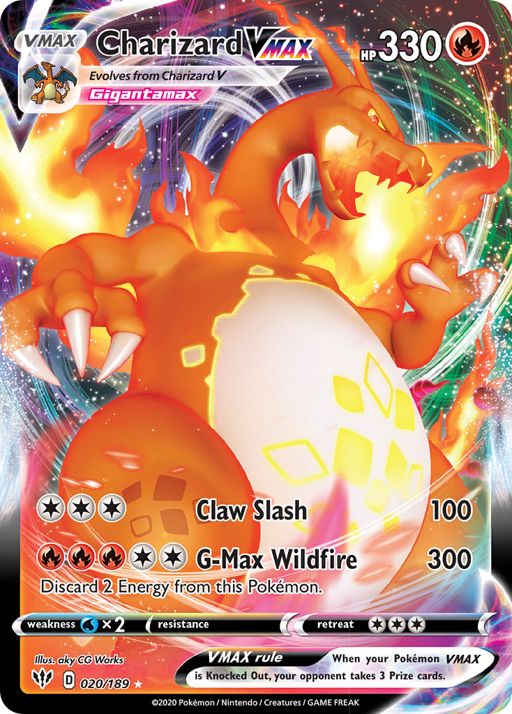 Charizard VMAX (020/189) [Sword & Shield: Darkness Ablaze] | Gear Gaming Bentonville