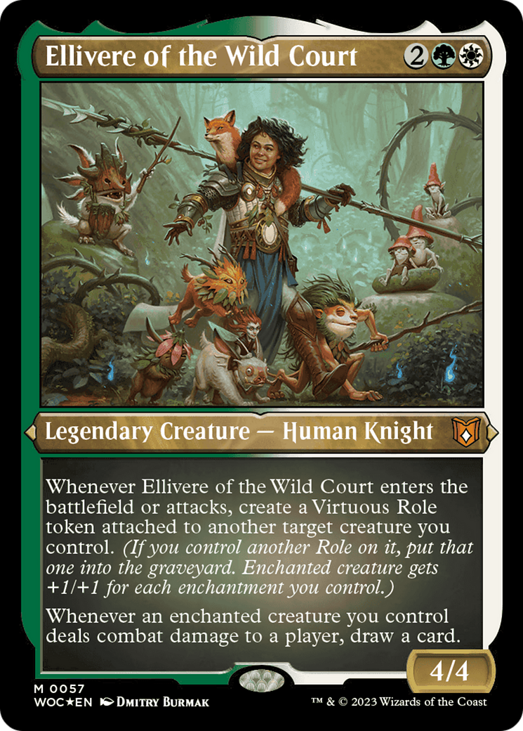 Ellivere of the Wild Court (Display Commander) [Wilds of Eldraine Commander] | Gear Gaming Bentonville