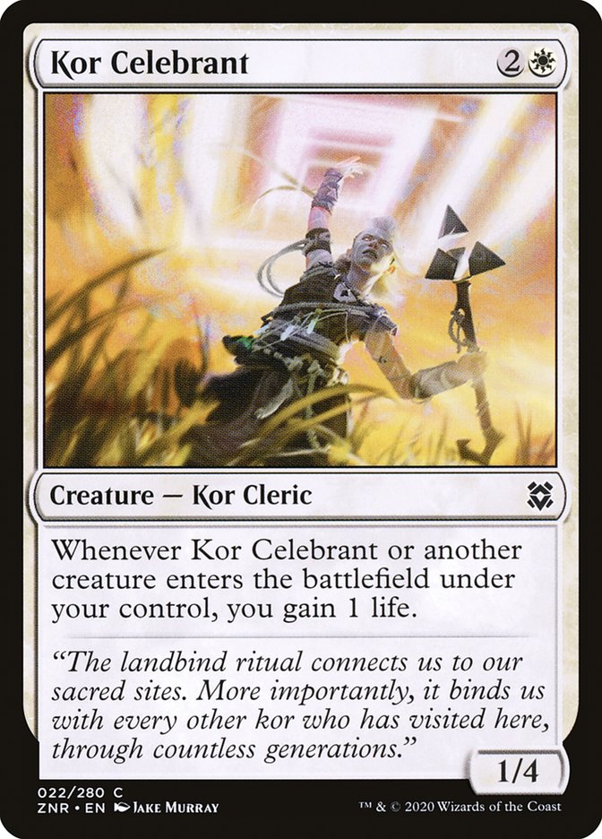 Kor Celebrant [Zendikar Rising] | Gear Gaming Bentonville