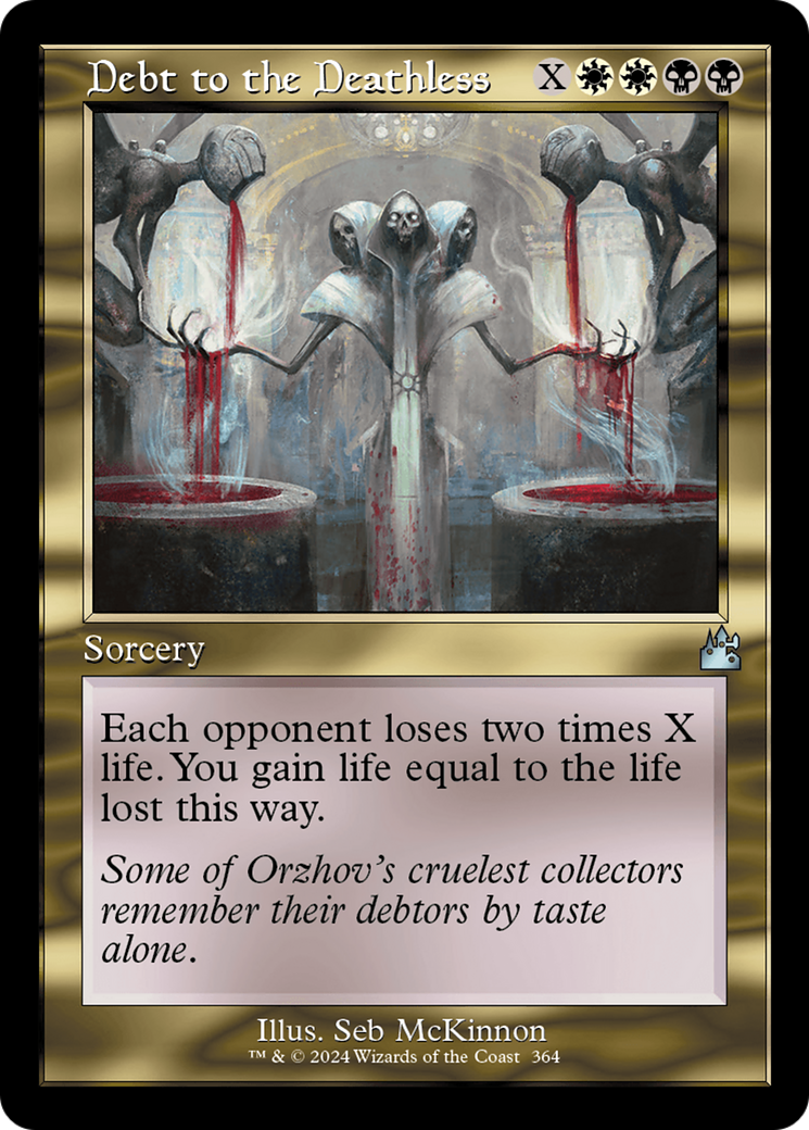 Debt to the Deathless (Retro Frame) [Ravnica Remastered] | Gear Gaming Bentonville