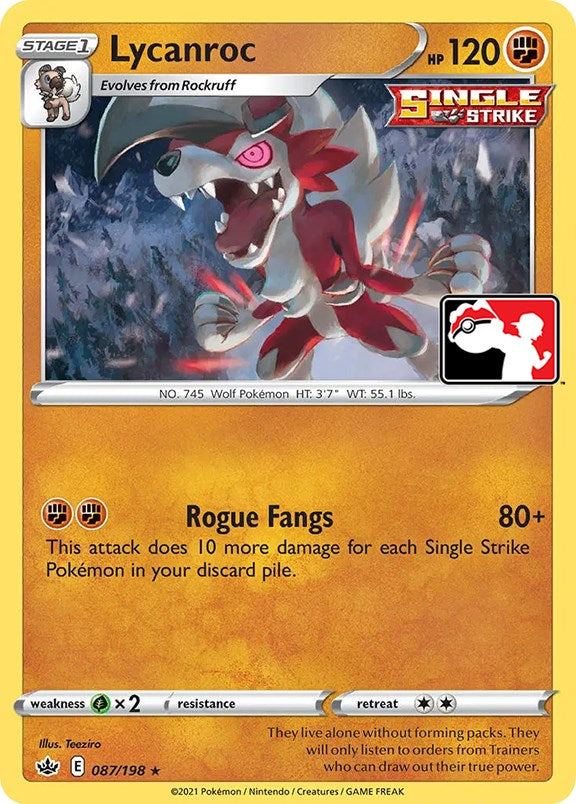 Lycanroc (087/198) [Prize Pack Series One] | Gear Gaming Bentonville