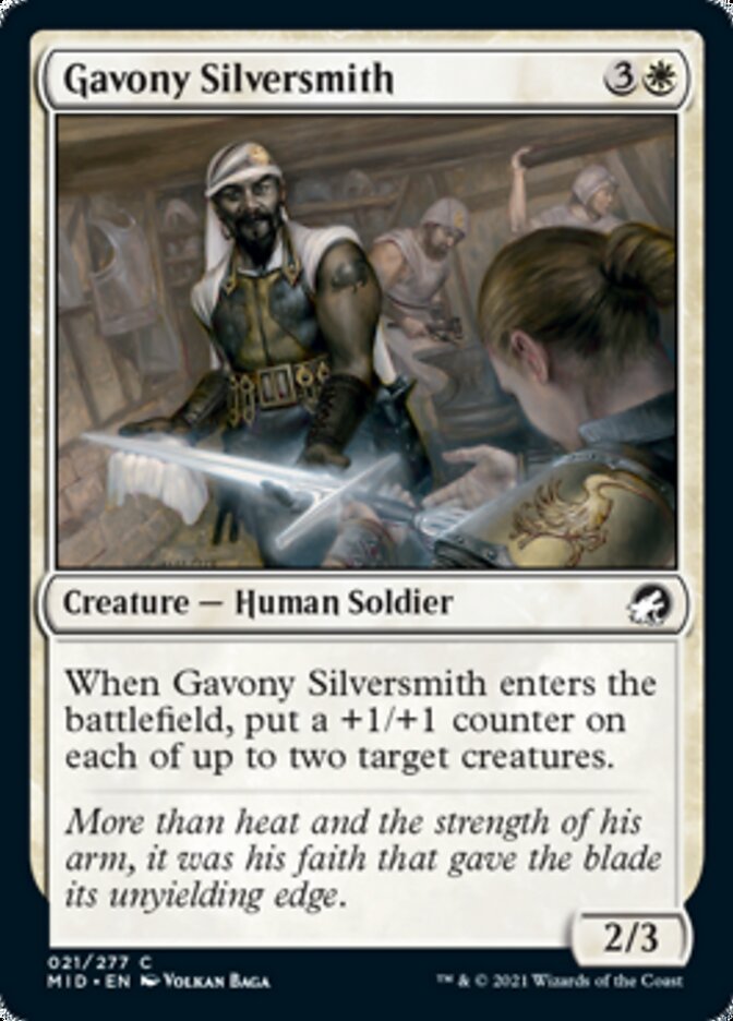 Gavony Silversmith [Innistrad: Midnight Hunt] | Gear Gaming Bentonville