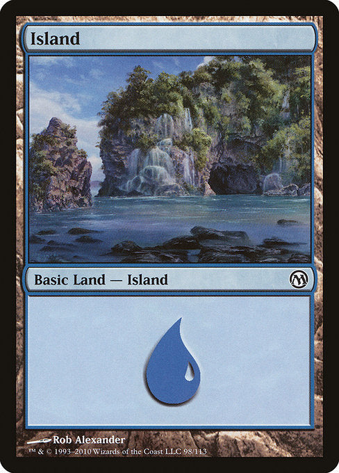 Island (98) [Duels of the Planeswalkers] | Gear Gaming Bentonville