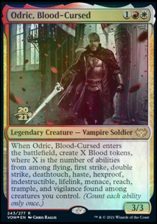 Odric, Blood-Cursed [Innistrad: Crimson Vow Prerelease Promos] | Gear Gaming Bentonville