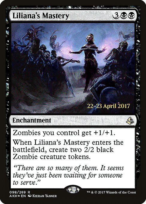 Liliana's Mastery [Prerelease Cards] | Gear Gaming Bentonville