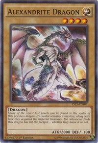 Alexandrite Dragon [Starter Deck: Saber Force] [YS15-ENF01] | Gear Gaming Bentonville