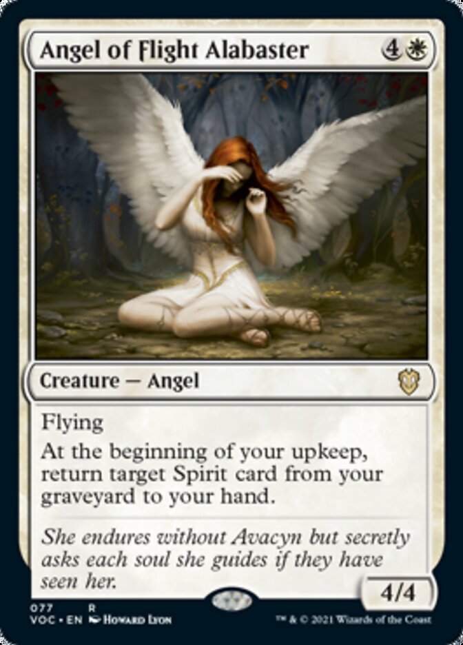 Angel of Flight Alabaster [Innistrad: Crimson Vow Commander] | Gear Gaming Bentonville