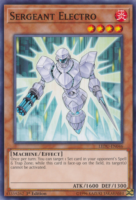 Sergeant Electro [LEDU-EN046] Common | Gear Gaming Bentonville