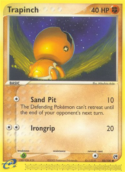 Trapinch (82/100) [EX: Sandstorm] | Gear Gaming Bentonville