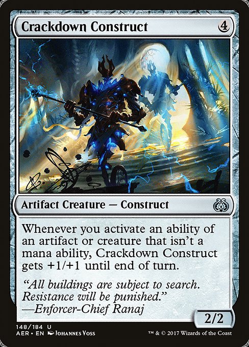 Crackdown Construct [Aether Revolt] | Gear Gaming Bentonville