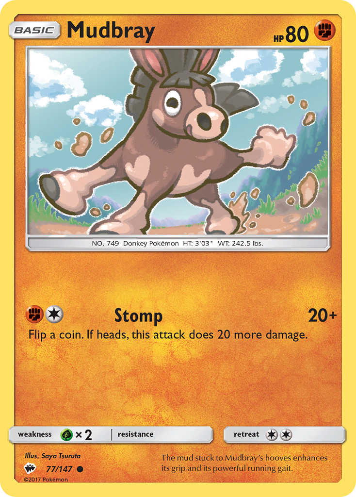 Mudbray (77/147) [Sun & Moon: Burning Shadows] | Gear Gaming Bentonville