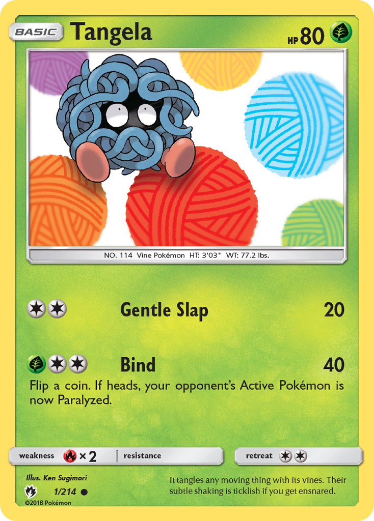 Tangela (1/214) [Sun & Moon: Lost Thunder] | Gear Gaming Bentonville