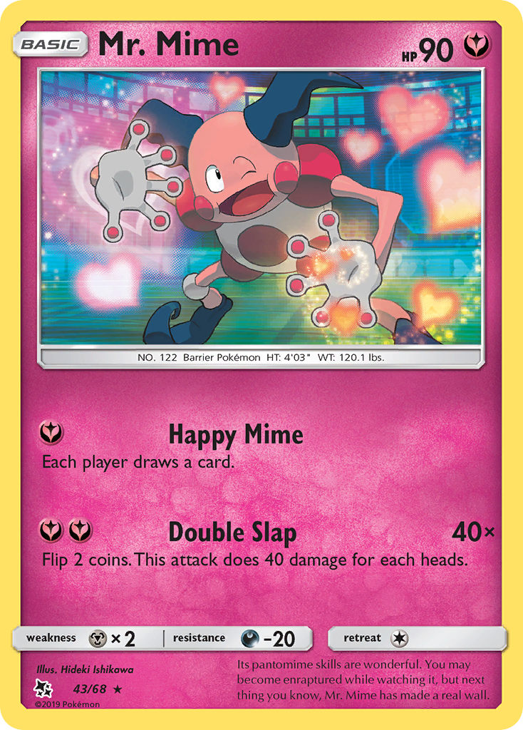 Mr. Mime (43/68) [Sun & Moon: Hidden Fates] | Gear Gaming Bentonville