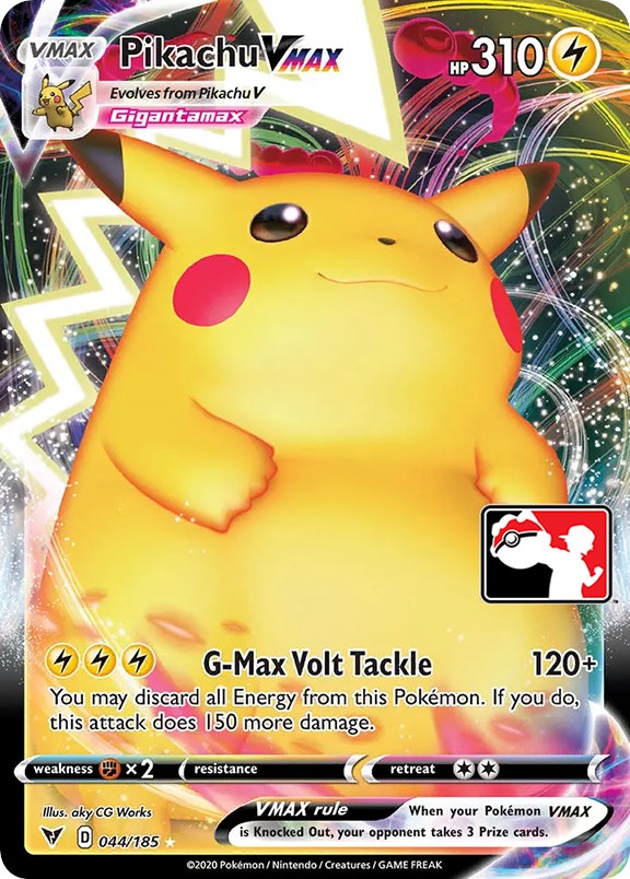 Pikachu VMAX (044/185) [Prize Pack Series One] | Gear Gaming Bentonville